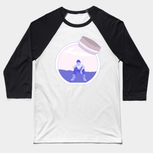 My Little Sea of Tears | Thoughtful Boy | Not Hamlet Design Baseball T-Shirt